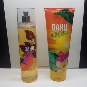 Bath & Body Works Coconut Fine Mist & Body Cream